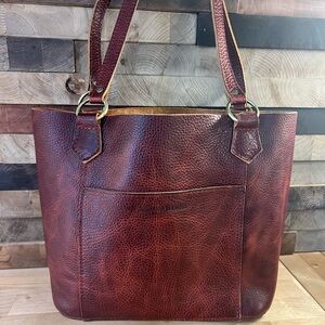 Portland Leather Goods Cinnamon Bear Market Tote, new. Retired style.